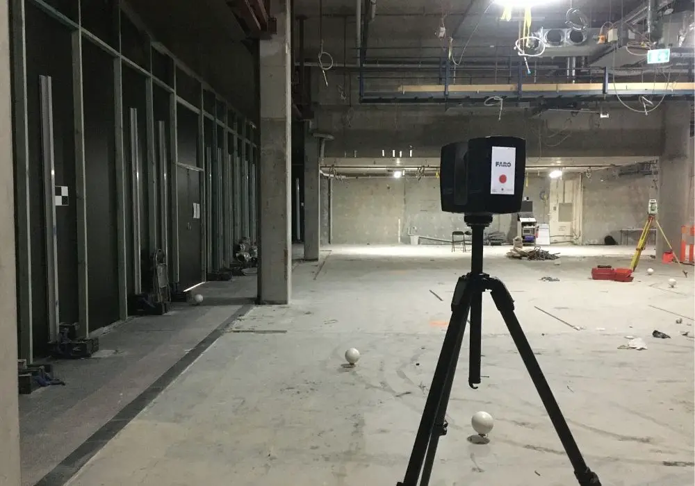 Faro laser scanning building 210227