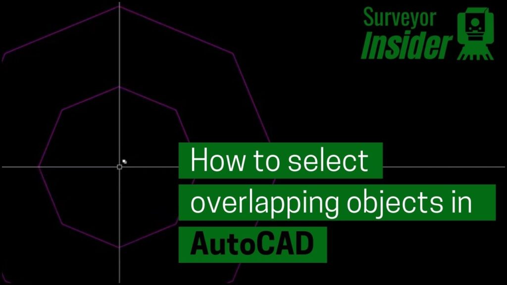 Autocad selection cycling how to select overlapping objects