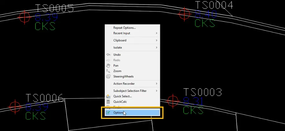 How to smooth arcs and circles in autocad step 1