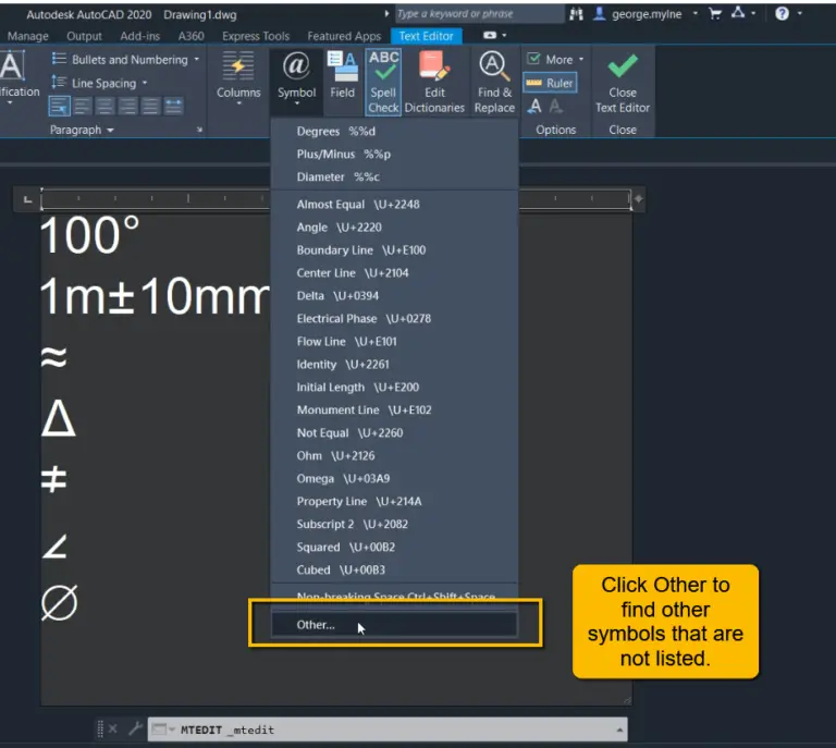 how-to-type-insert-any-symbol-in-autocad-surveyor-insider