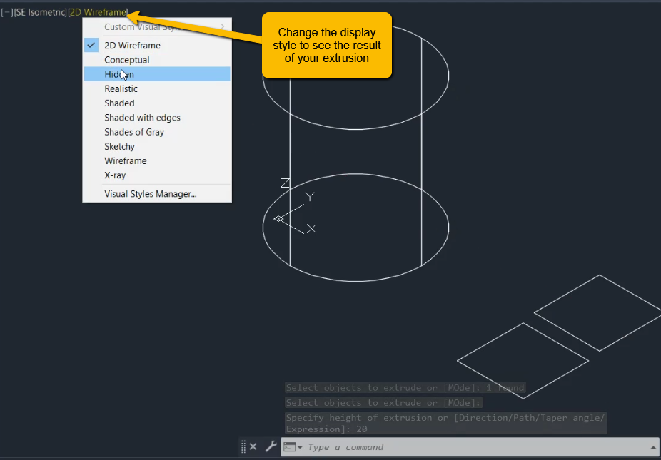 How To Extrude In AutoCAD [3d modelling] | Surveyor Insider