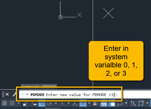 check autocad point display system variable 2