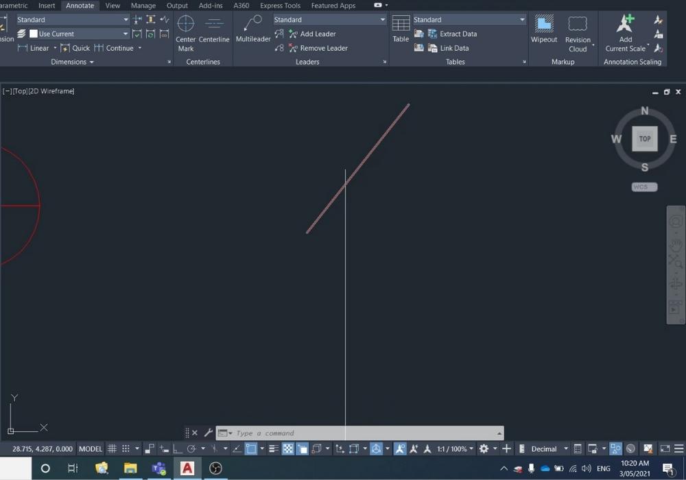 AutoCAD modifying UCS Step 9 Non square ucs 220417