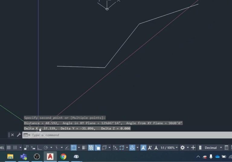 how-to-measure-2d-distance-between-two-points-in-autocad-surveyor-insider