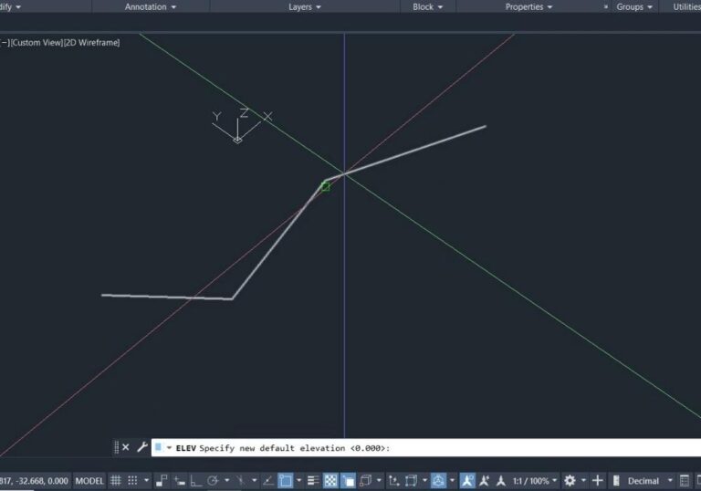 How to Draw a Flat Line (on the Same Elevation) in AutoCAD | Surveyor ...