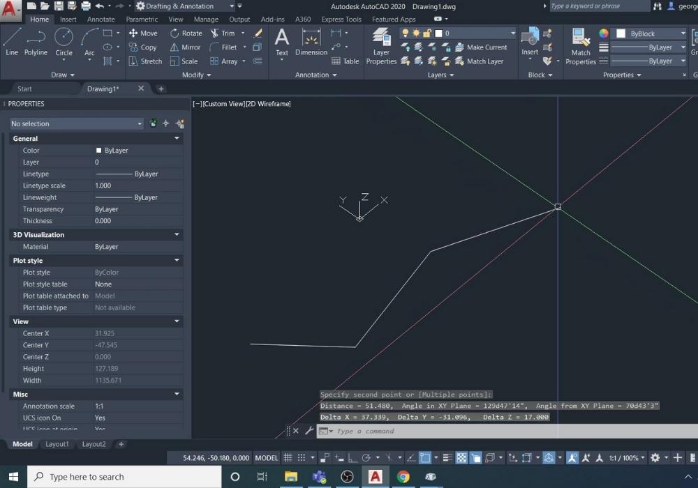 how-to-measure-2d-distance-between-two-points-in-autocad-surveyor-insider