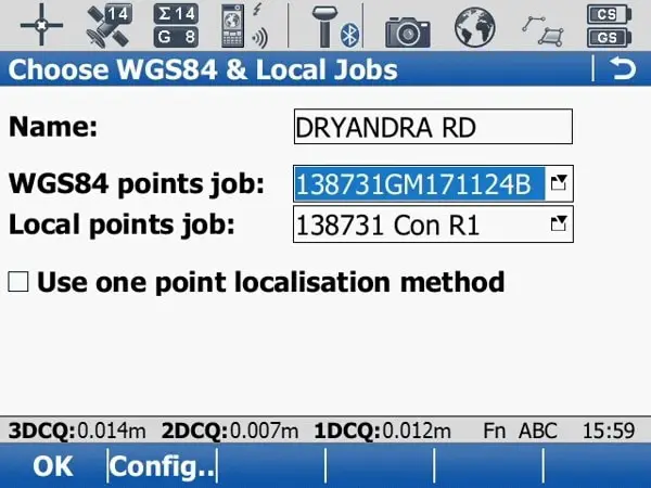 230303 Leica CS15 Site calibration Step 3 Choose name for site calibration