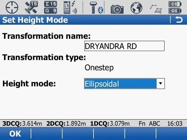 230303 Leica CS15 Site calibration Step 4 Choose height model