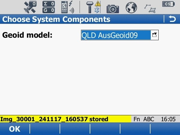 230303 Leica CS15 Site calibration Step 5 Choose the geoid