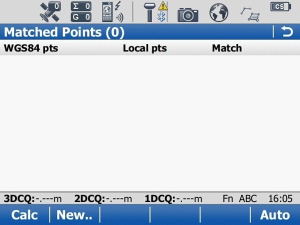 230303 Leica CS15 Site calibration Step 6 Match surveyed points