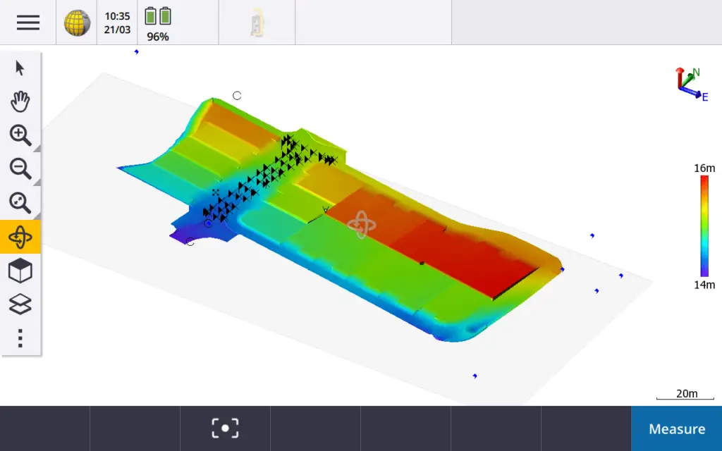 230331 Trimble TTM in TSC7 map viewer