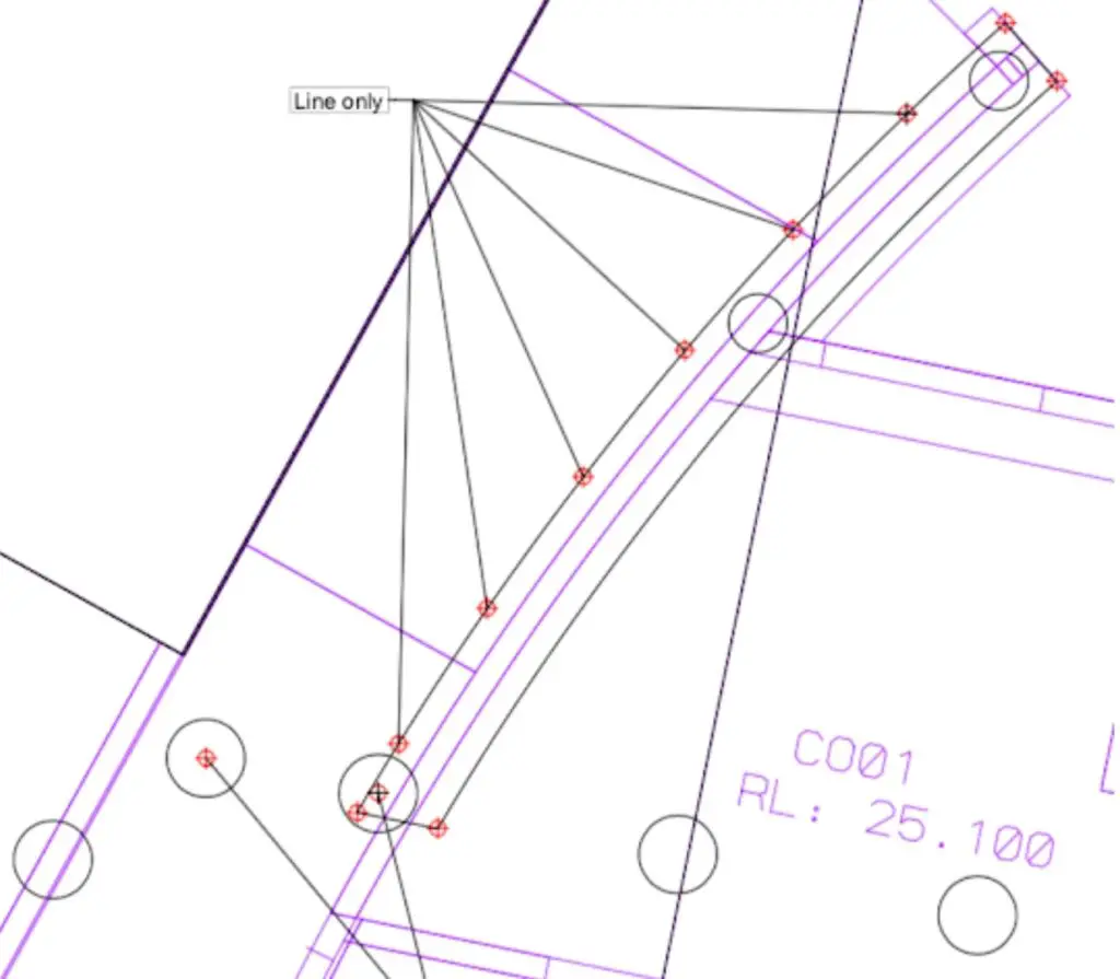 230426 Set out plan of points set out for a concrete slab 1